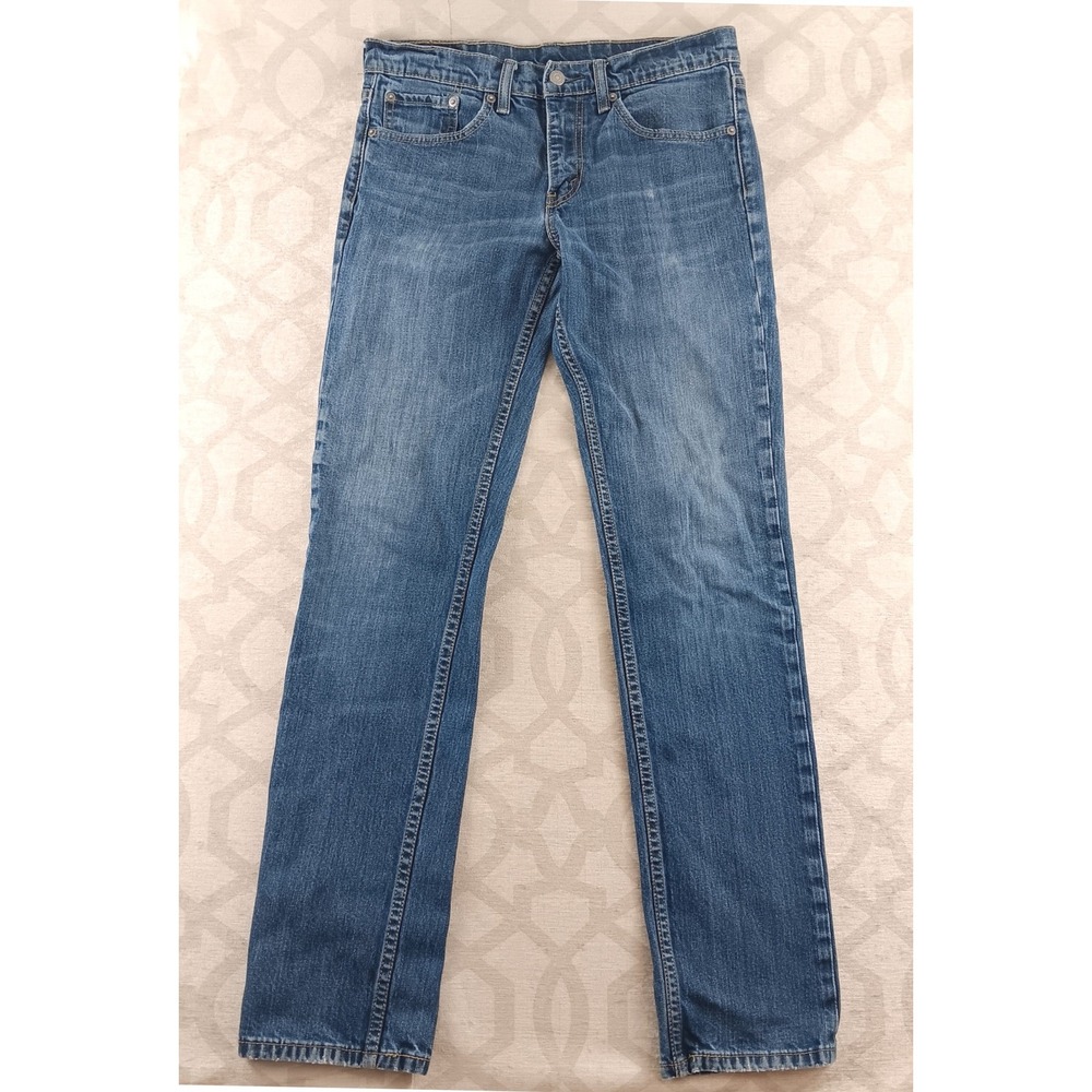 LEVIS 511 Mens Jeans Blue Slim Fit‎ Denim Pants W33 L34